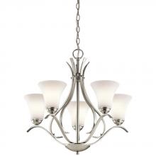 Kichler 43504NIL18 - Keiran™ 5 Light Chandelier Brushed Nickel