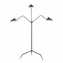 ELK Home H0019-11103-LED - Risley 81.5'' High 3-Light Floor Lamp - Matte Black - Includes LED Bulb