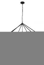  C1070-12AB/BK - Galaxia Chandelier Aged Brass/Black