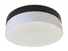  FM1190BK - Flush Mount Black Trim/White Diffuser