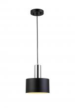  P1402CH/BK - Pendant Chrome/Black