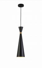 Vinci Lighting Inc. P1422AB/BK - Pendant Black with Aged Brass