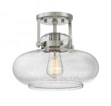 Savoy House Meridian CA M60064BN - 1-Light Ceiling Light in Brushed Nickel