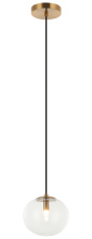 Matteo Lighting C38101AG - Bulbus Aged Gold Brass Pendant