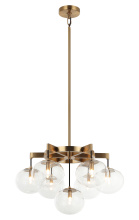 Matteo Lighting C38107AG - Bulbus Aged Gold Brass Pendant