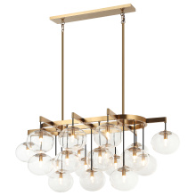 Matteo Lighting C38119AG - Bulbus Aged Gold Brass Pendant