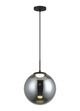 Matteo Lighting C61321MBSM - Boble Matte Black Pendant