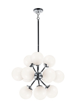 Matteo Lighting C62812CHOP - Soleil Chrome Chandelier