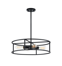 Matteo Lighting C71604RB - Candid Rusty Black Pendant