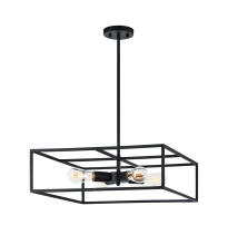 Matteo Lighting C71644RB - Candid Rusty Black Pendant