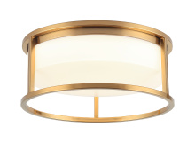 Matteo Lighting M15002AG - Framerton Aged Gold Brass Ceiling Mount