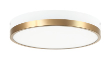 Matteo Lighting M15301WHAG - Tone Flush Mount