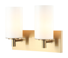 Matteo Lighting S04902AGOP - Candela Aged Gold Brass Wall Sconce
