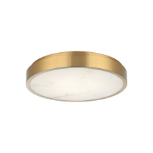 Matteo Lighting X05915AG - Marblestone Aged Gold Brass Ceiling Mount