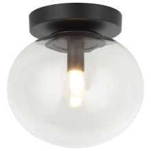 Matteo Lighting X38101MB - Bulbus Matte Black Ceiling Mount