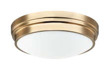 Matteo Lighting X46402AG - Fresh Colonial Aged Gold Brass Ceiling Mount