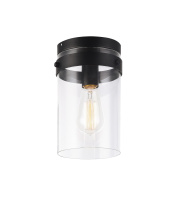 Matteo Lighting X78401BK - Zale Black Ceiling Mount
