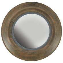 Capital Canada 730204MM - Mirror Brown Washed Wood and Iron Mirror