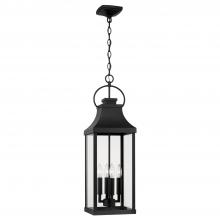Capital Canada 946442BK - Bradford 4-Light Outdoor Hanging-Lantern
