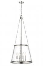  341P18-PN - 4 Light Pendant