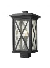  583PHBS-BK - 1 Light Outdoor Post Mount Fixture