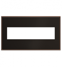 Legrand Canada AWC4GOB4 - Oil Rubbed Bronze, 4-Gang  Wall Plate