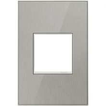 Legrand Canada AWM1G2MS4 - Brushed Stainless, 1-Gang Wall Plate