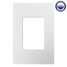  AWP1G3WHW4 - Gloss White-on-White, 1-Gang + Wall Plate