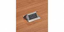 Legrand Canada DQFP15UST - Cord Ended Dequorum™ Single Flip Up Unit with USB