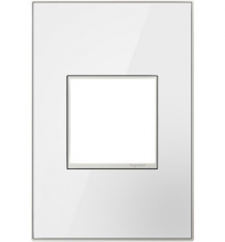 Legrand Canada AWM1G2MW4 - Mirror White, 1-Gang Wall Plate