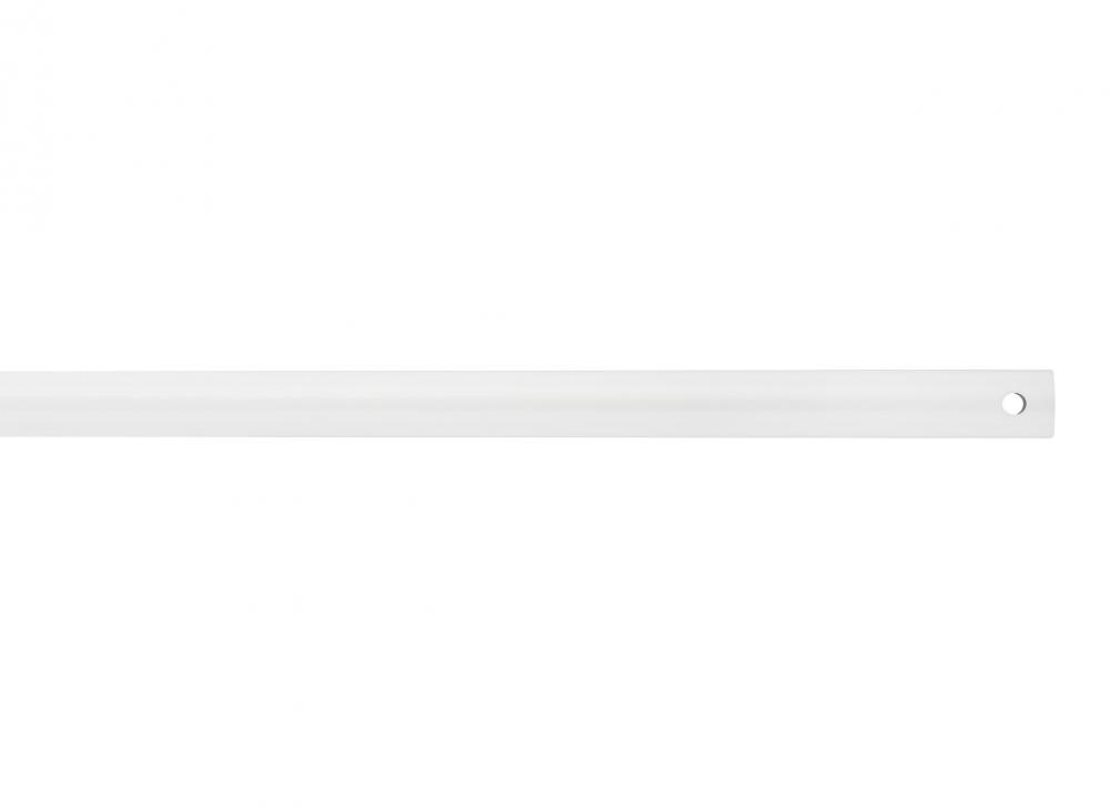 60" Downrod in White