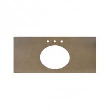 Native Trails NSV30-AO - 30'' Native Stone Vanity Top in Ash- Oval with 8'' Widespread Cutout