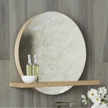  MRO221-MSO221 - Solace 22'' Mirror and Shelf in Sunrise Oak