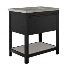  VNO308 - 30'' Solace Vanity in Midnight Oak - Top sold separately