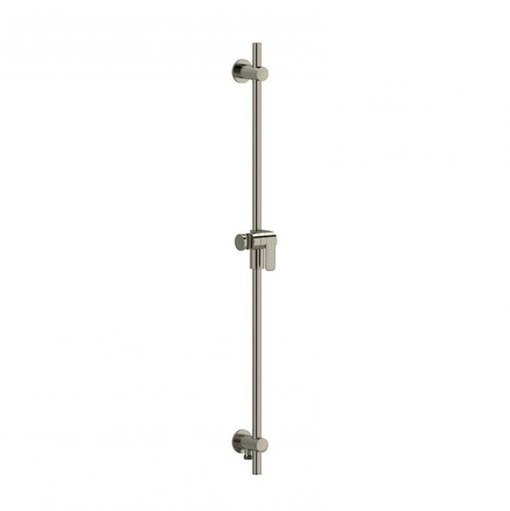 Shower rail with built-in elbow supply  without hand shower