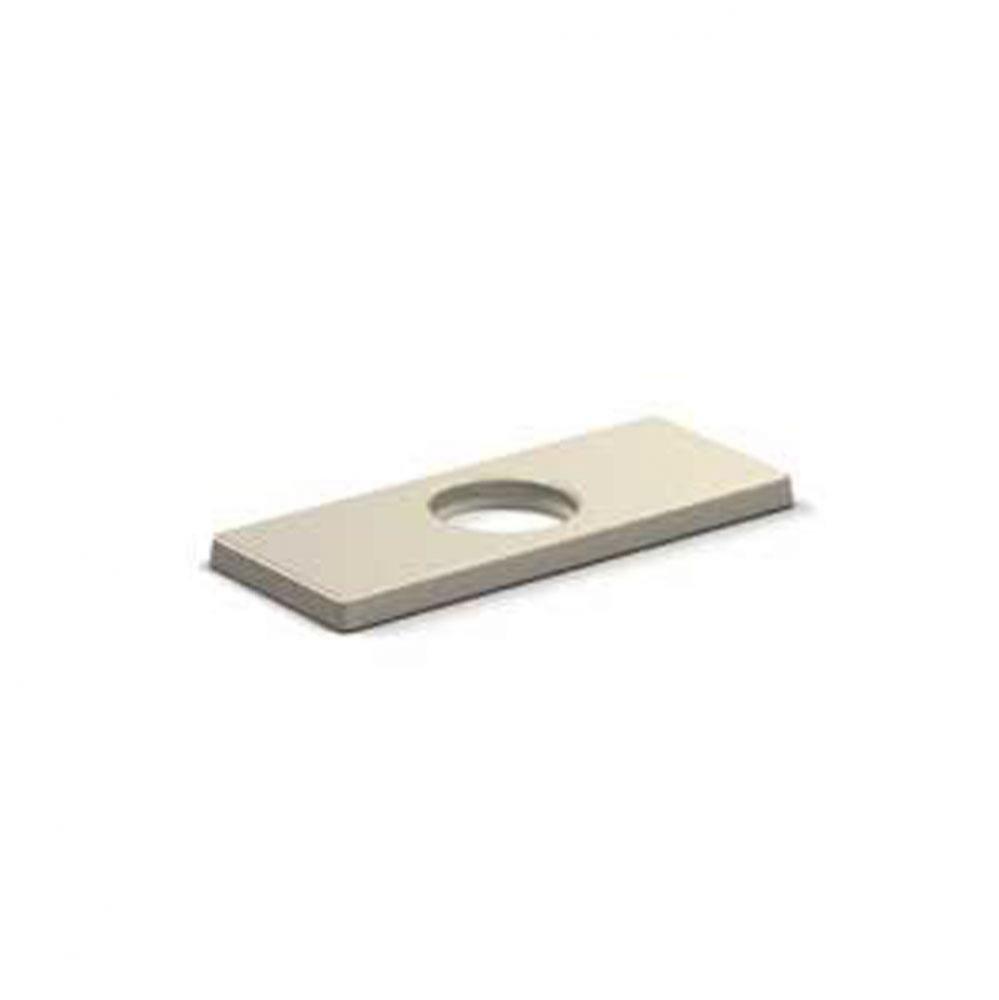 4-Inch Center Kitchen Faucet Deck Plate In Brushed Nickel