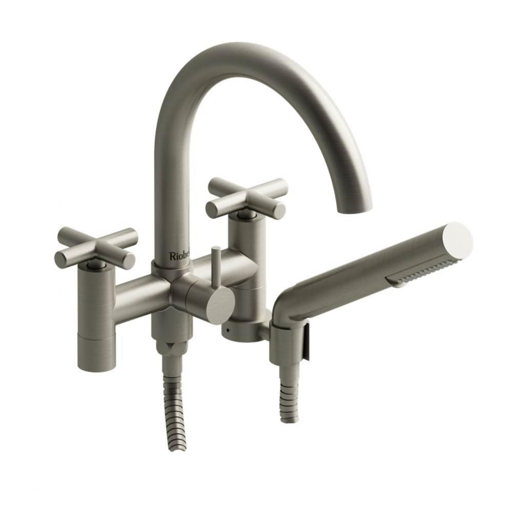 6'' tub filler with handshower