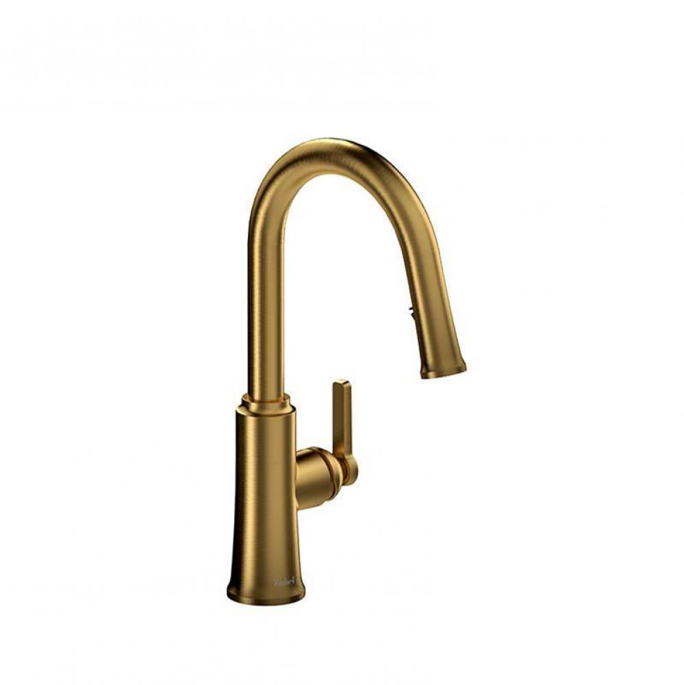 Trattoria kitchen faucet with spray