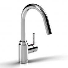 Riobel BO201C - Bora tall kitchen faucet with spray