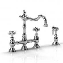  BR400XC - Bridge kitchen faucet with spray