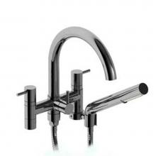  CS06C - 6'' tub filler with handshower