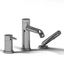  CS16C - 3-piece Type P (pressure balance) deck-mount tub filler with handshower