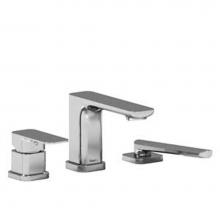  EQ10C - 3-piece deck-mount tub filler with handshower