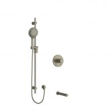 Riobel KIT1244PATMBN - 1/2'' 2-way Type T/P (thermostatic/pressure balance) coaxial system with spout and hand