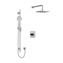 Riobel KIT323SAC - Type T/P (thermostatic/pressure balance) 1/2'' coaxial 2-way system with hand shower and