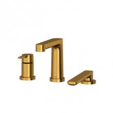 Riobel TNB10BG - Nibi™ 3-Hole Deck Mount Tub Filler Trim