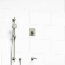 Riobel KIT#1244PATQBN - 1/2'' 2-way Type T/P (thermostatic/pressure balance) coaxial system with spout and hand