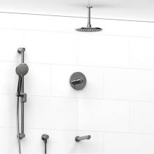 Riobel KIT#1345C-6 - Type T/P (thermostatic/pressure balance) 1/2'' coaxial 3-way system with hand shower rai