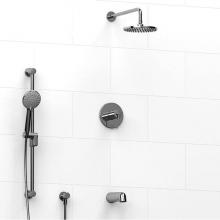  KIT#1345GSC - Type T/P (thermostatic/pressure balance)  1/2'' coaxial 3-way system with hand shower ra