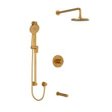  KIT#1345RUTMBG-EX - Type T/P (thermostatic/pressure balance) 1/2'' coaxial 3-way system with hand shower rai